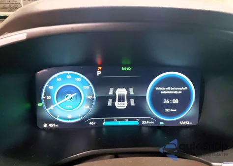 2022 Hyundai Santa Fe Hybrid Blue из США, поврежденный, VIN KM8S2DA19NU014119